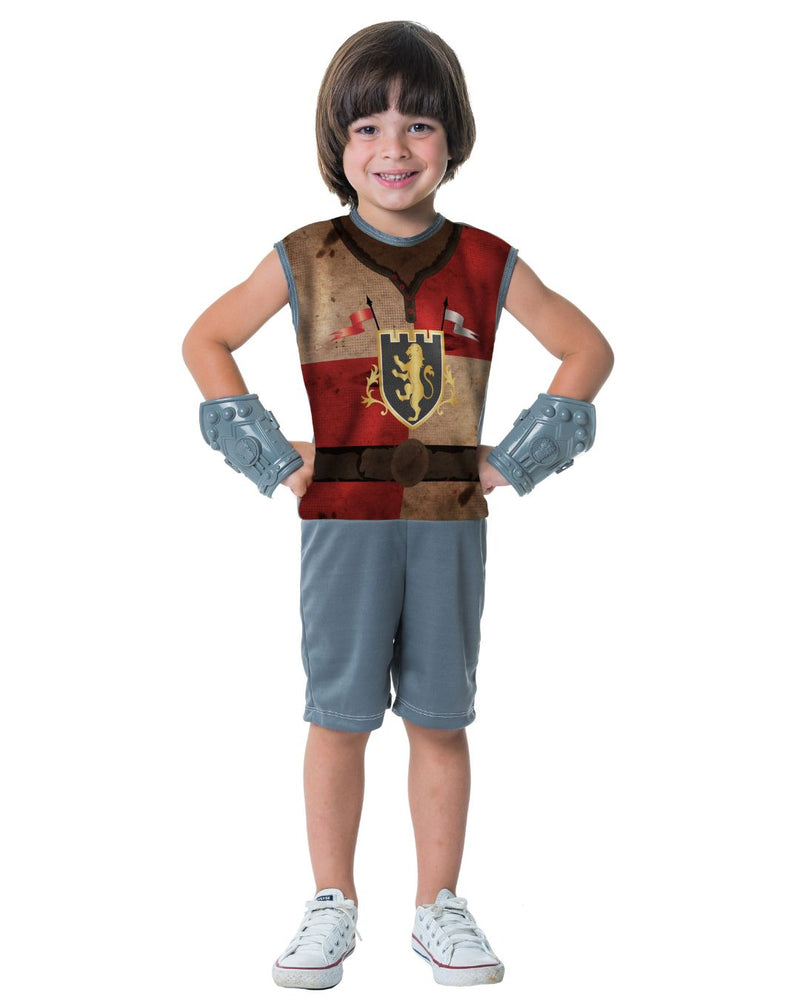 Fantasia Menino Medieval com Bracelete Festa Guerreiro Infantil Megalomania