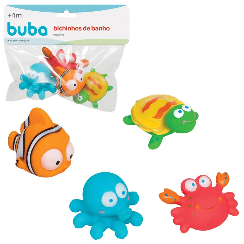 Bichinhos Para Banho Oceano Bebê Banheira Diversão Piscina Chuveiro Criança Megalomania