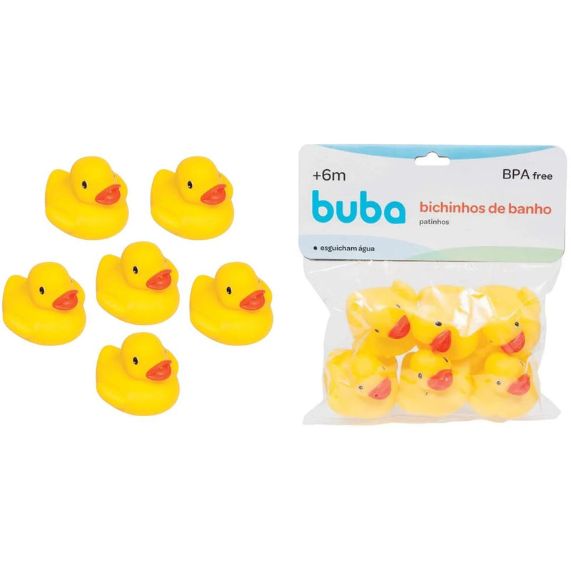 Brinquedo de Banho Patinho Amarelo Bebê Criança Piscina Banheira Brincadeira Chuveiro Megalomania