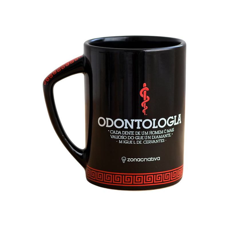 Caneca Profissão Odontologia Presente Café Chá Leite Profissão Estilo Clínica Odonto