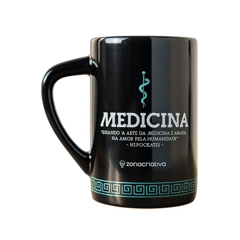 Caneca Cerâmica 300ml Profissão Medicina Chá Leite Café Presente