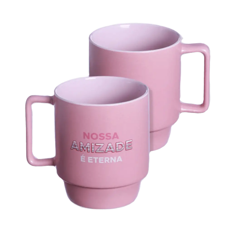 Caneca Tina Amizade Eterna Amigos Frases Presente Café Friends Presente Megalomania