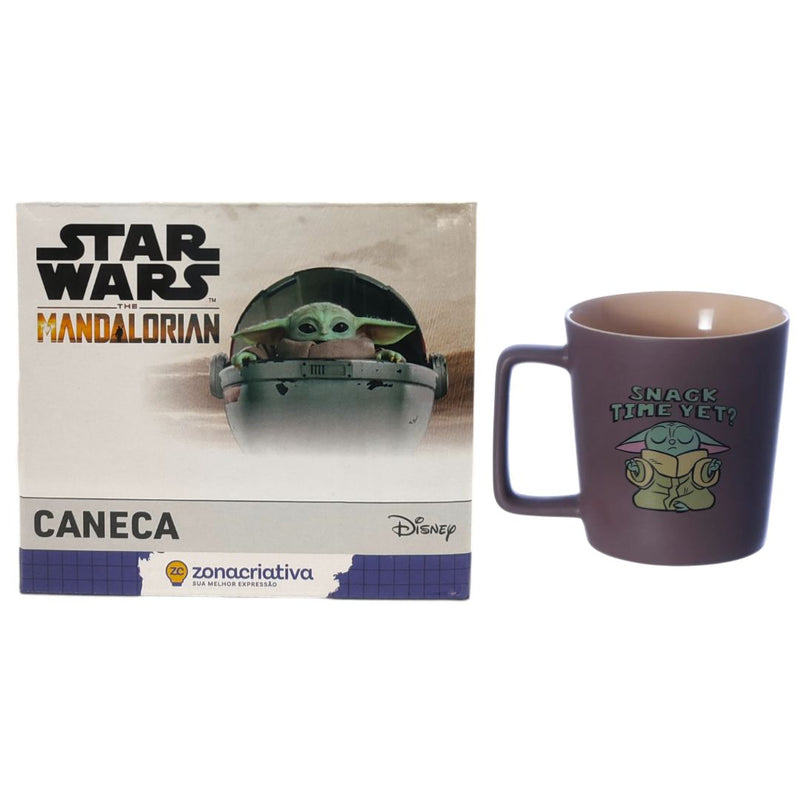 Caneca Cerâmica Buck Baby Yoda Star Wars 400ml Café Chá Leite Presente Mandalorian Geek Megalomania