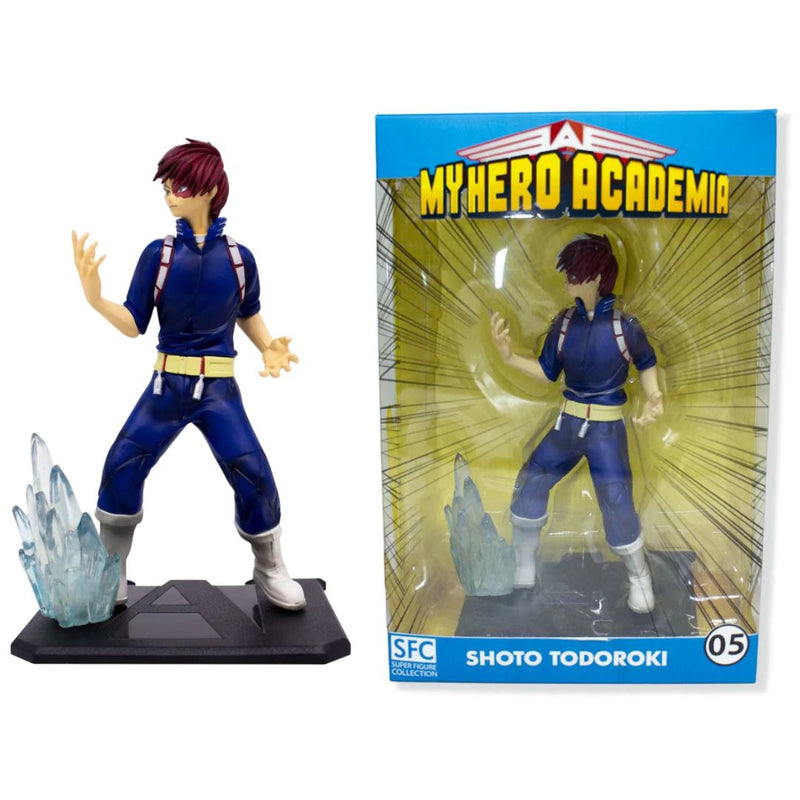 Boneco Figura Ação Estátua Anime My Hero Academia Shoto Todoroki Geek Nerd Colecionável Ponto Criativo