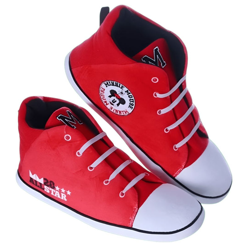 Pantufa Tênis Star Minnie Disney Chinelo Frio Inverno Adulto Comfort Megalomania