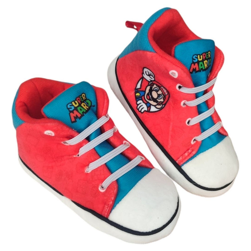 Pantufa Chinelo Tênis Super Mario Game Nintendo Quarto Frio Inverno Quente Presente Megalomania