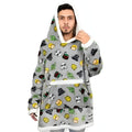 Cobertor Com Mangas Hoodie Juvenil Star Wars Frio Peluciado Inverno Quente Presente Megalomania