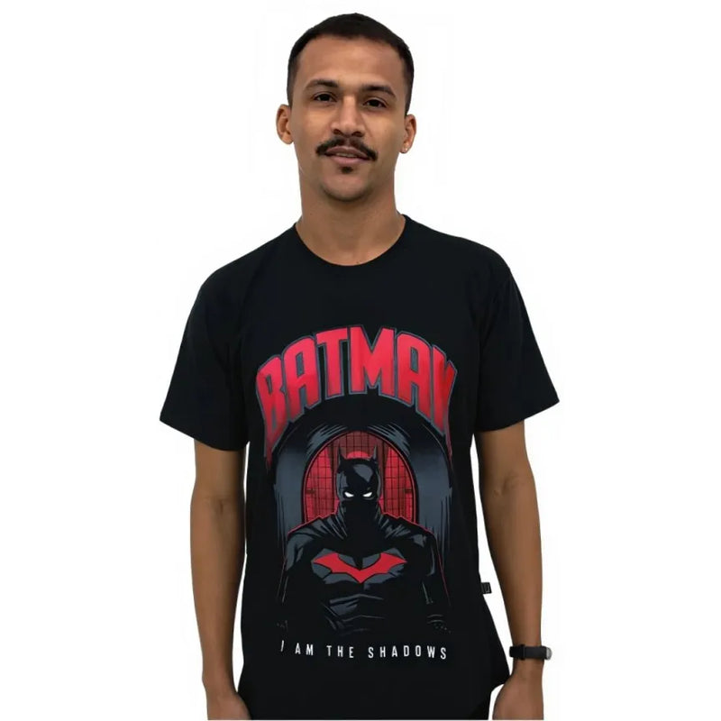 Camiseta Unissex Adulto Batman Shadowns Dc Comics Gotham Geek Nerd
