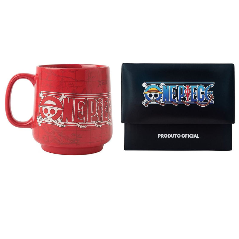 Caneca Cerâmica 470ml Wind Sunny One Piece Navio Café Presente Geek Colecionável Anime Criativo