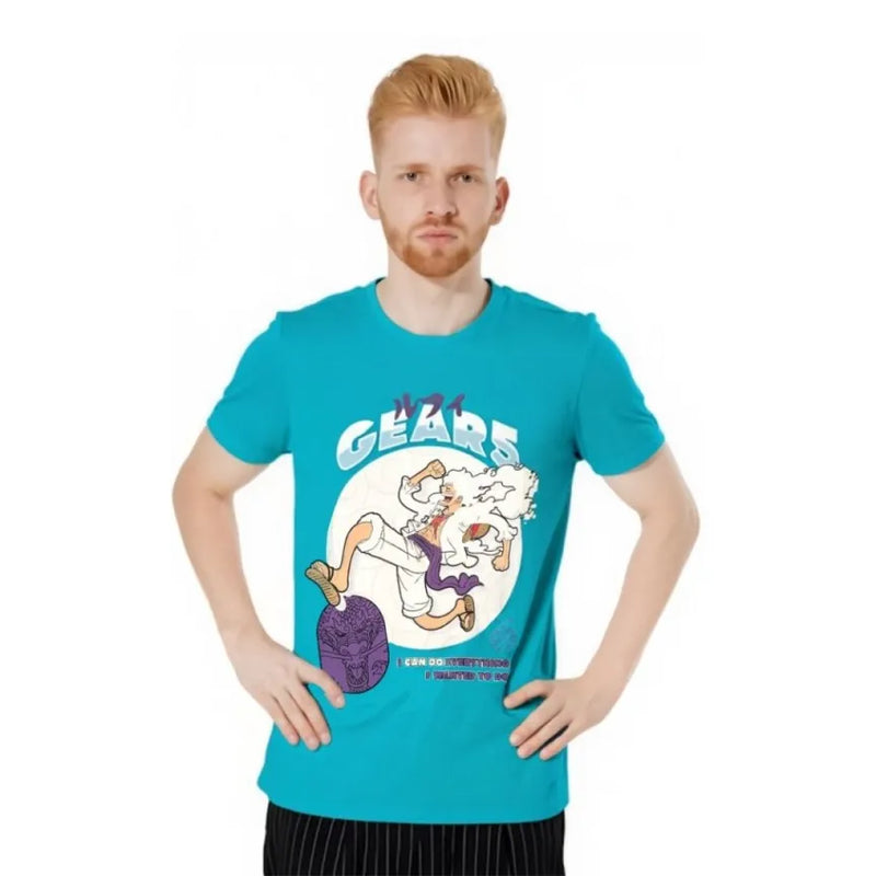 Camiseta Unissex Adulto One Piece Gears5 Gomu Anime Geek