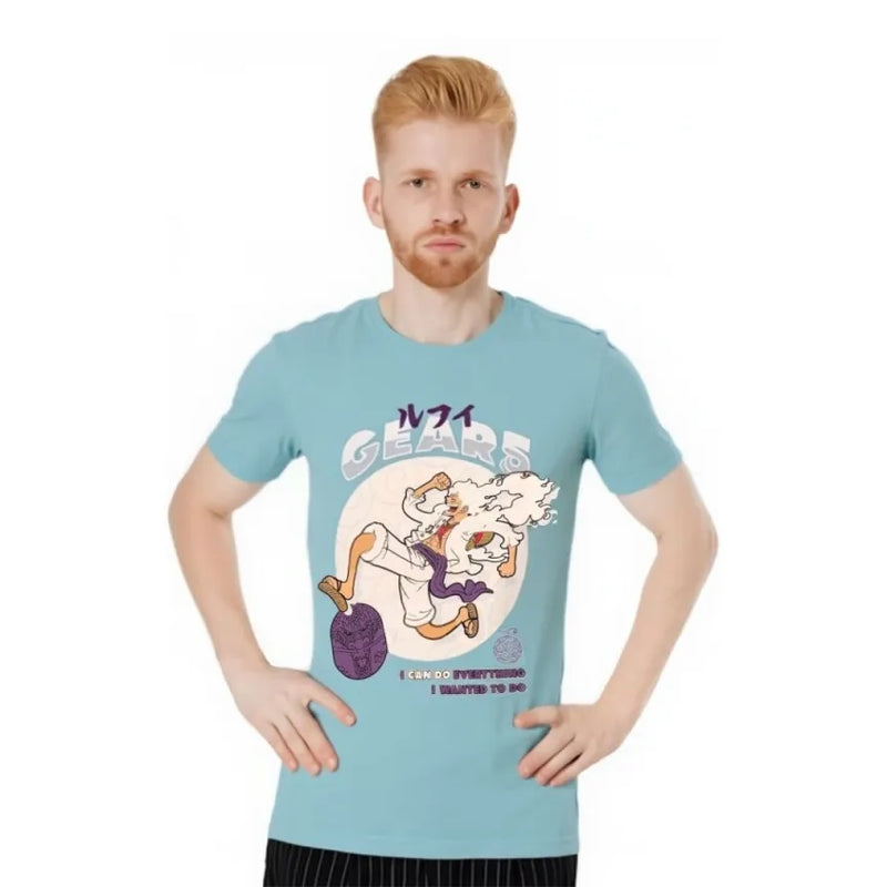 Camiseta Unissex Adulto One Piece Gears5 Gomu Anime Geek