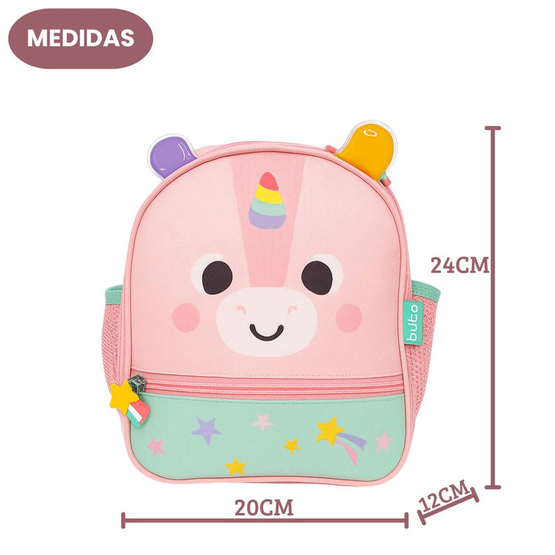 Lancheira Térmica Rosa Unicórnio Buba Escolar Volta Aulas Criança Menina Lanche Passeio