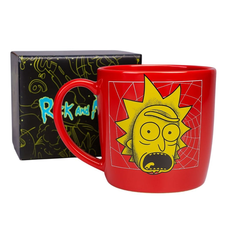 Caneca Club Rick Science Grandpa Nerd Style Cerâmica 330ml Colecionável Geek Ciência Café Criativo