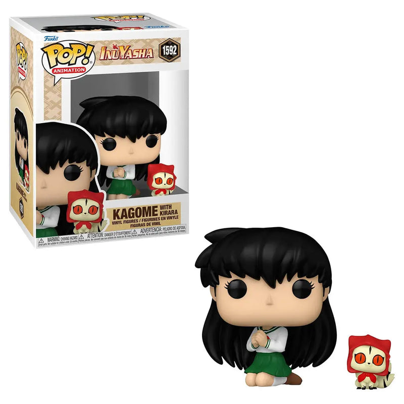 Boneco Funko POP Animation Kagome com Kirara 1592 Anime Brinquedo Colecionável Presente Criança Aliexpress