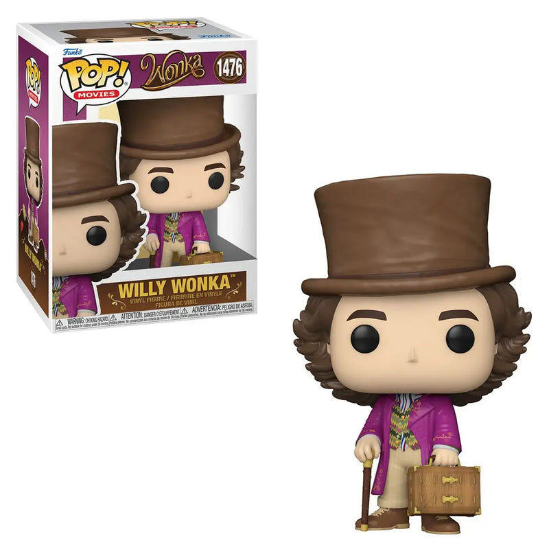 Boneco Funko POP  Willy Wonka 1476 Filme Fantástica Fábrica de Chocolate Brinquedo Colecionável Presente Coleção Criança Aliexpress