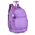 Mochila Carrinho Rebecca Bonbon Rosa Roxo Azul Verde Feminino Juvenil Escolar Meninas Clio Megalomania
