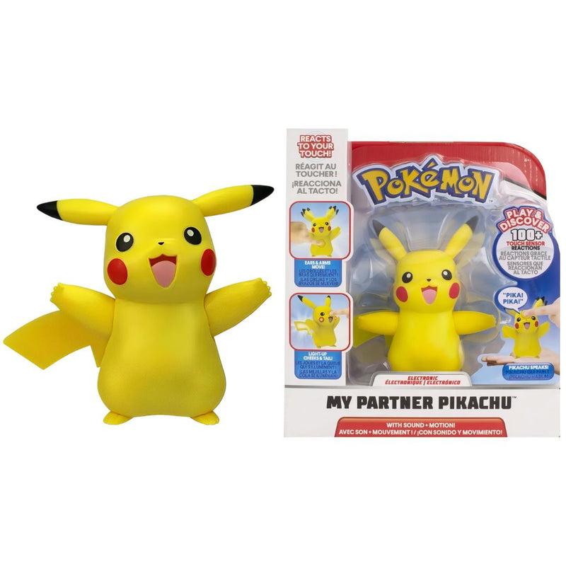 Boneco Figura Ação Pokemon ASH Pikachu Musical Luz Som Toque Frases Presente Nerd Nintendo Coleção