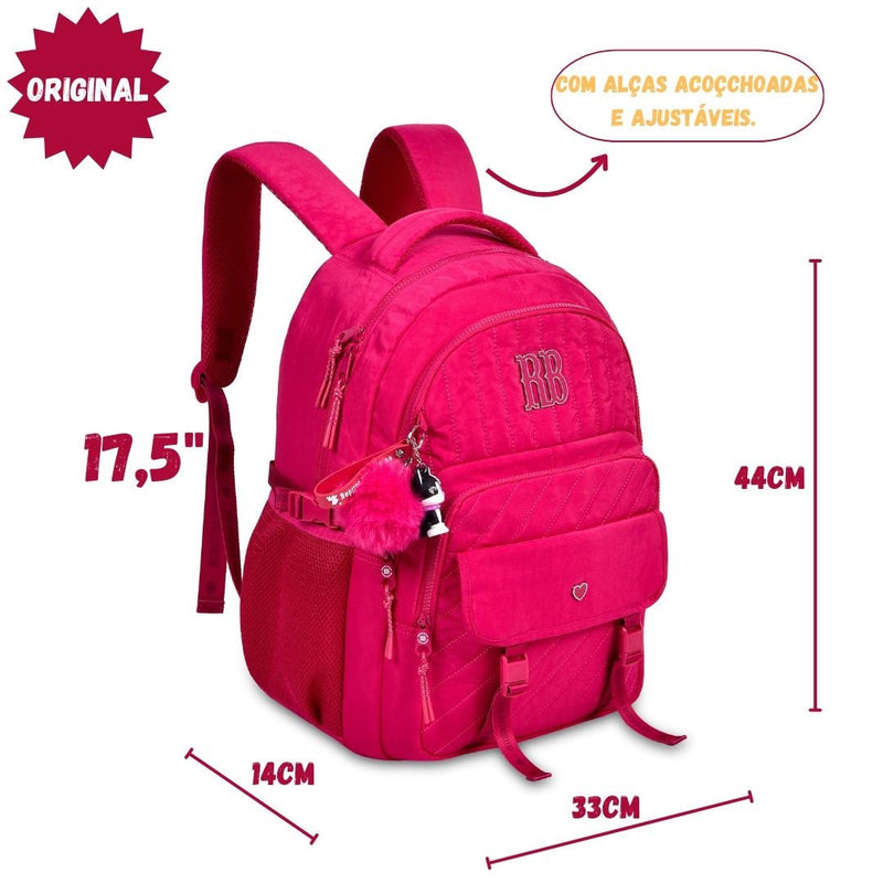 Mochila Costas Rebecca Bonbon Escolar Notebook Aulas Resistente Juvenil Oficial Megalomania