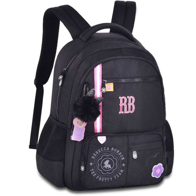 Mochila Costas Rebecca Bonbon Notebook Escolar Adolescente Estilosa Volta Aulas Original Feminina