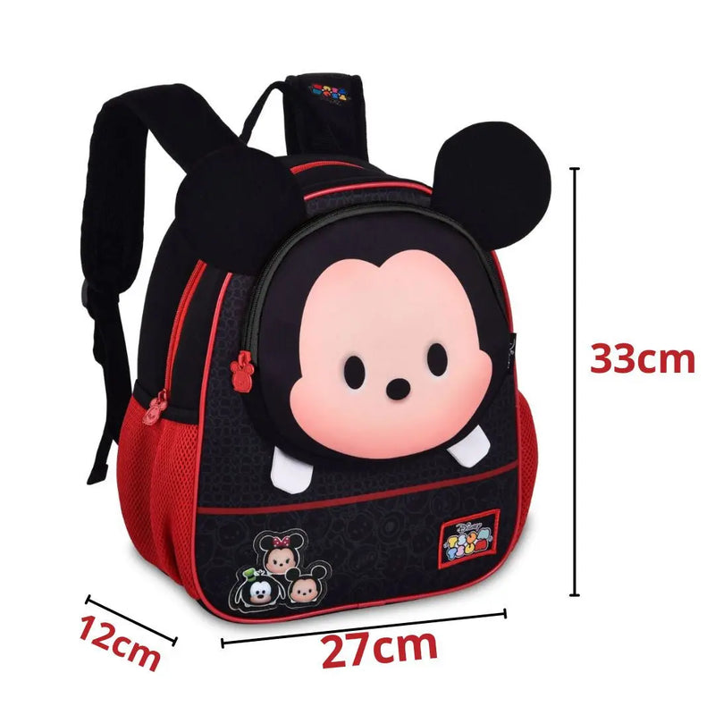 Kit Mochila Costas Bolsa Mickey Mouse Disney Lancheira Térmica Lanche Escolar Unissex Infantil Megalomania