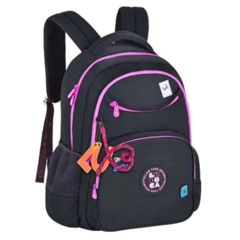 Mochila Costas Luluca Escolar Oficial Notebook Resistente Durável Espaçosa Feminina Grande Menina Youtube