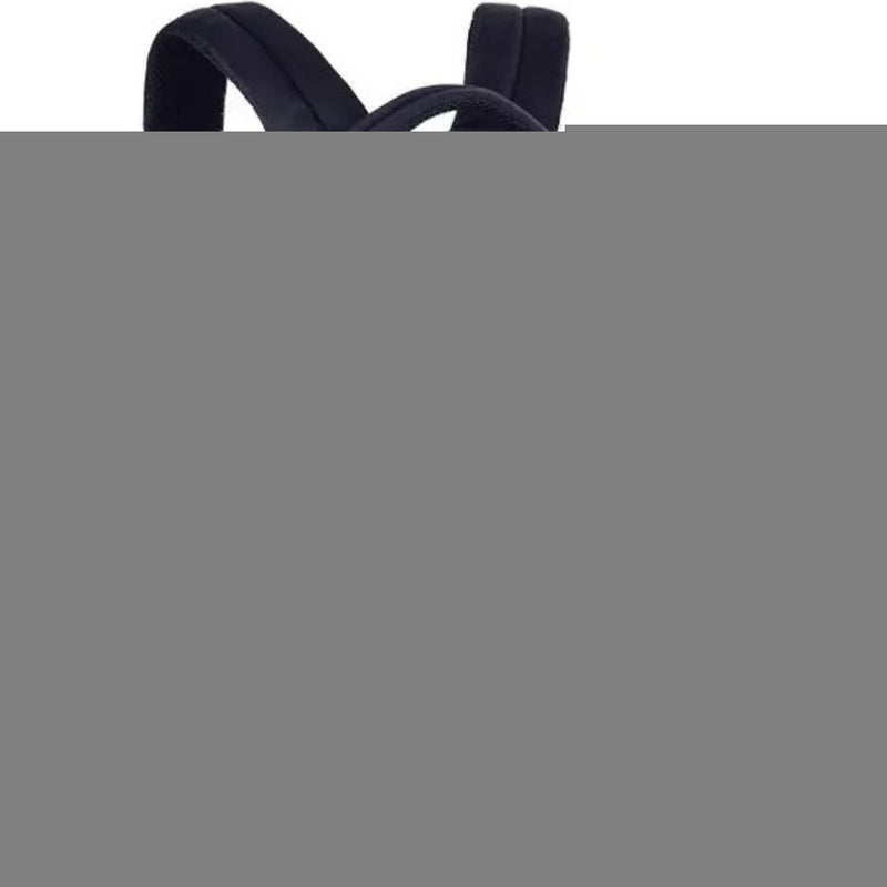 MOCHILA DE COSTAS LULUCA PRETO ROSA AZUL 17,5" LU24636 Megalomania