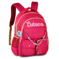 Mochila de Costas Luluca Youtuber Bolsa Juvenil Escolar Notebook Miçangas Smille Feminina