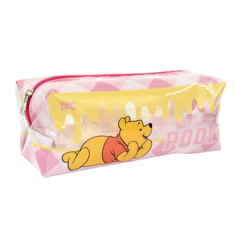 Estojo Simples Ursinho Pooh Juvenil Escolar Grande Feminino Ponto Criativo