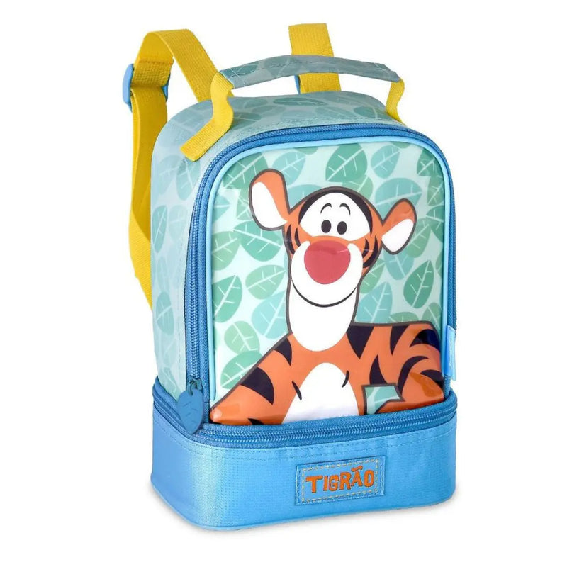 Lancheira Térmica Tigrão Ursinho Fun Pooh Escolar Masculino Meninos Tigre Colorido Clio Megalomania