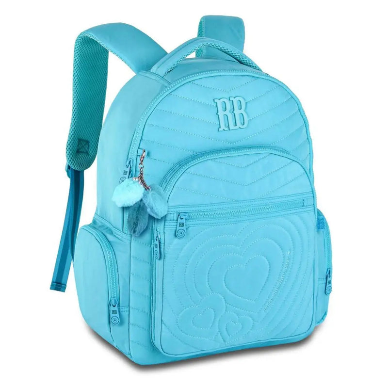 Mochila Costas Rebecca Bonbon Rosa Roxo Azul Verde Meninas Adolescente Chaveiro Juvenil Escolar Estudos Clio Megalomania