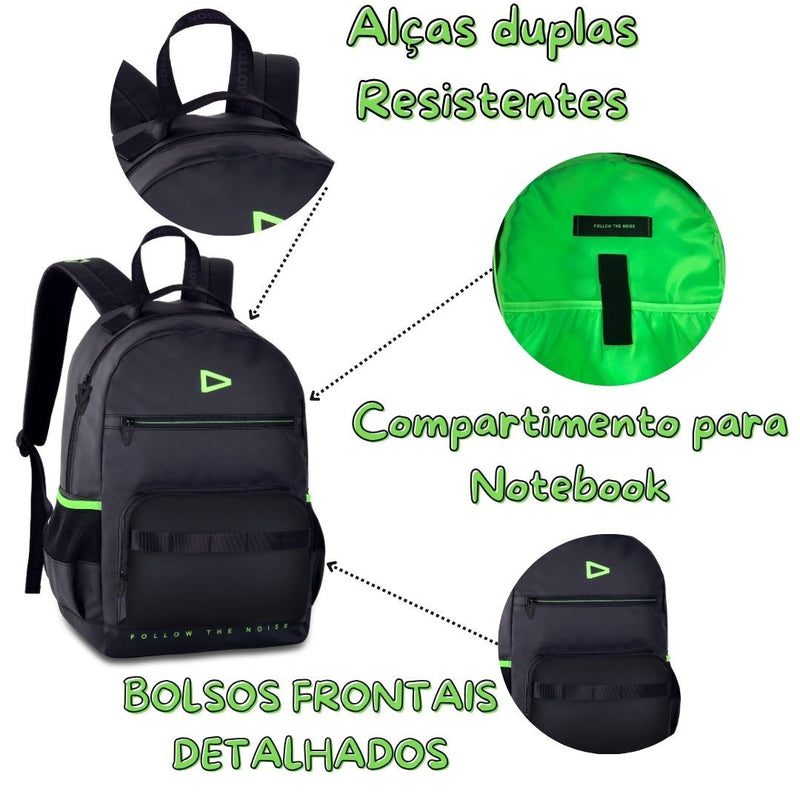 Mochila Costas Escolar Adolescente Faculdade Game Grande Loud Juvenil Bolsa Clio