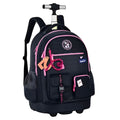 Mochila Carrinho Rodinha Luluca Bolsa Mala Escolar Viagem Preto Rosa Azul Juvenil Adolescente Chaveiros Personalizados Clio