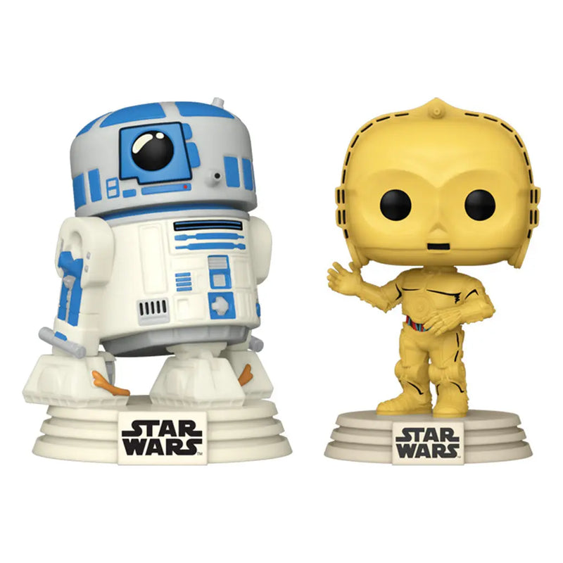 Boneco Funko POP 100Th Anniversary Exclusive - R2-D2 & C3PO RETRO 2-PACK (74477) Star Wars Aniversário Exclusivo Disney Filme Brinquedo Colecionável Presente Coleção Criança Aliexpress