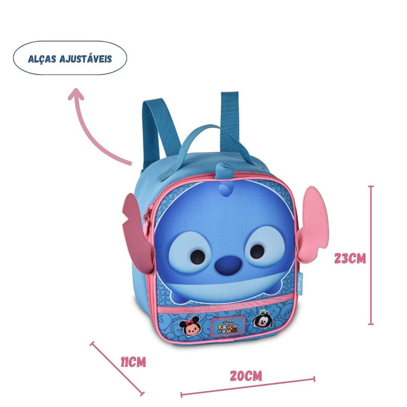 Lancheira Termica Tsum Tsum Stitch Escolar Infantil Meninas Disney Original Feminina Marmita Megalomania