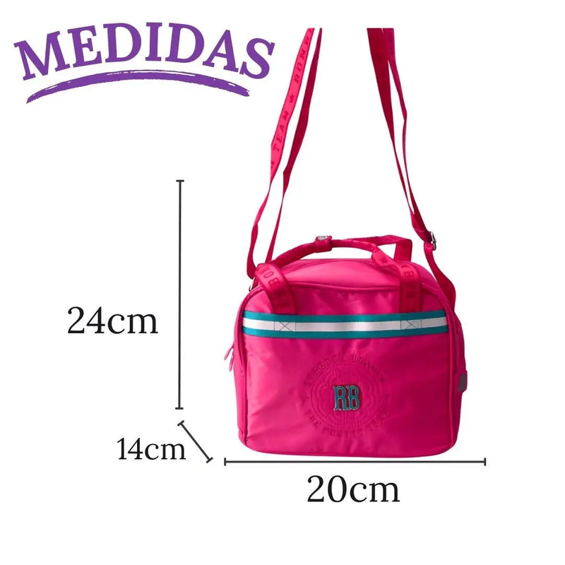 Lancheira Térmica Rebecca Bonbon Preto Rosa Roxo Matelassê Juvenil Lanche Meninas Escolar Megalomania