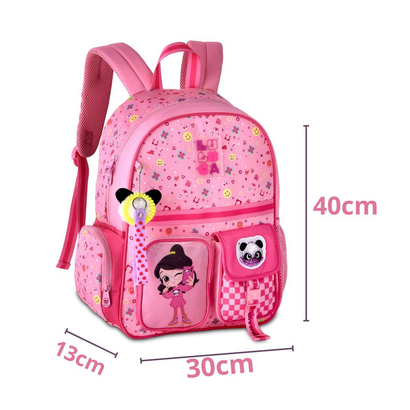 Mochila De Costas Luluca Infantil Rosa Colorida Games Youtube Grande Escolar Espaçosa Feminina