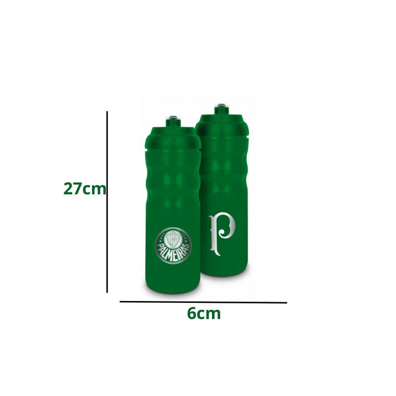Garrafa Squeeze 550ml Palmeiras Time Brasileirão Porco Verdão Pai Presente Futebol Esporte Megalomania