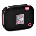 Estojo Box Grande Lilás Preto Rosa Luluca Juvenil Meninas Escolar Colorido Clio Megalomania