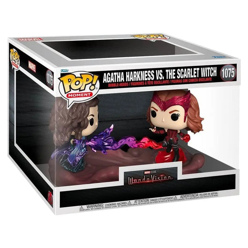 Boneco Funko POP Agatha Harkness vs Feiticeira Escarlate 1075 Marvel Disney Série Wanda Vision Brinquedo Colecionável Presente Coleção Criança Aliexpress