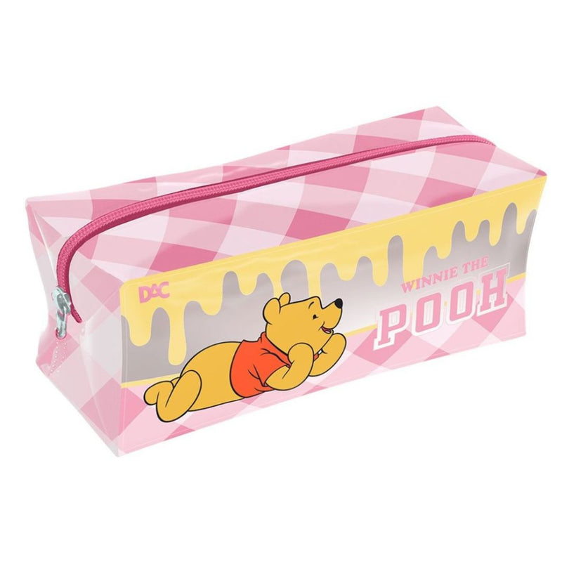 Estojo Simples Ursinho Pooh Juvenil Escolar Grande Feminino Ponto Criativo