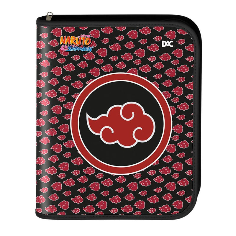 Caderno Universitário Argolado Naruto A4 48 Folhas Escolar 10 Divisórias Ninja Estudo Juvenil Aulas Ponto Criativo