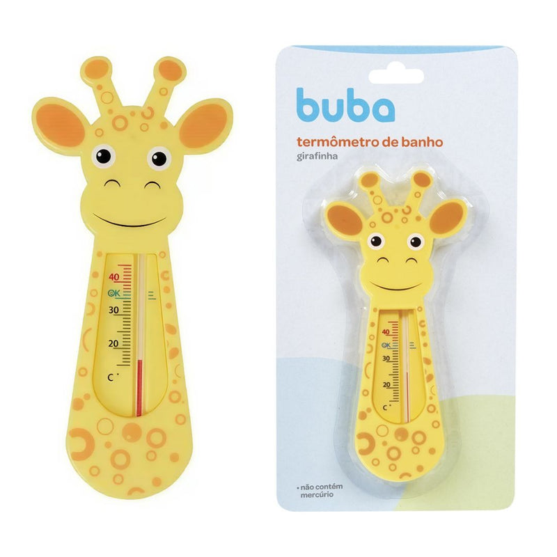 Termômetro de Banho Girafinha Sortido Temperatura Água Banheira Bebê Infantil Cuidado Buba