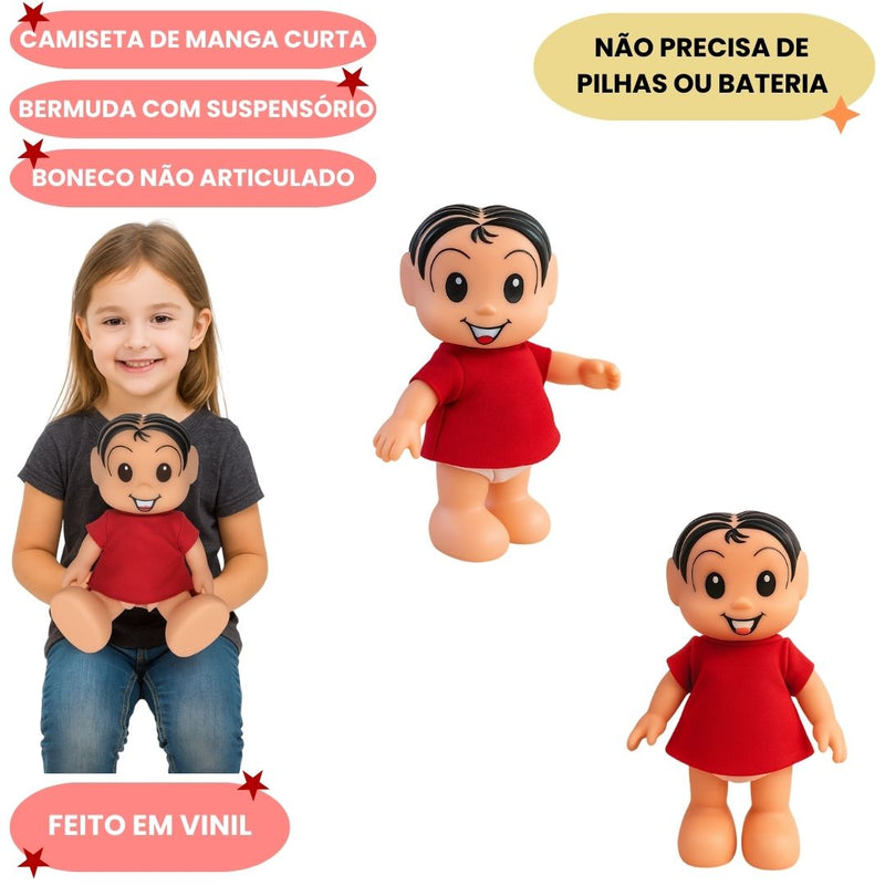 Boneca Infantil Monica Sansão Brinquedo Turma Da Monica Presente Criança Quadrinhos Resistente Ponto Criativo