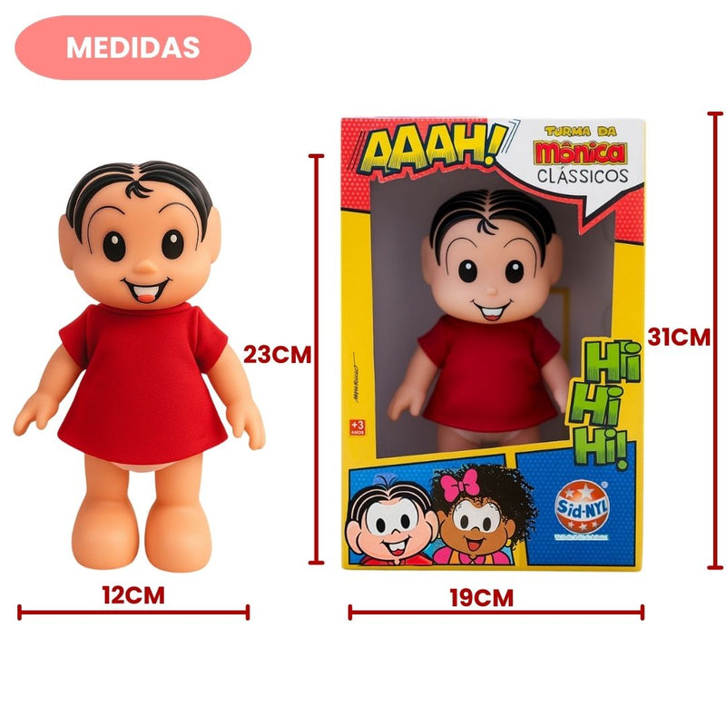 Boneca Infantil Monica Sansão Brinquedo Turma Da Monica Presente Criança Quadrinhos Resistente Ponto Criativo