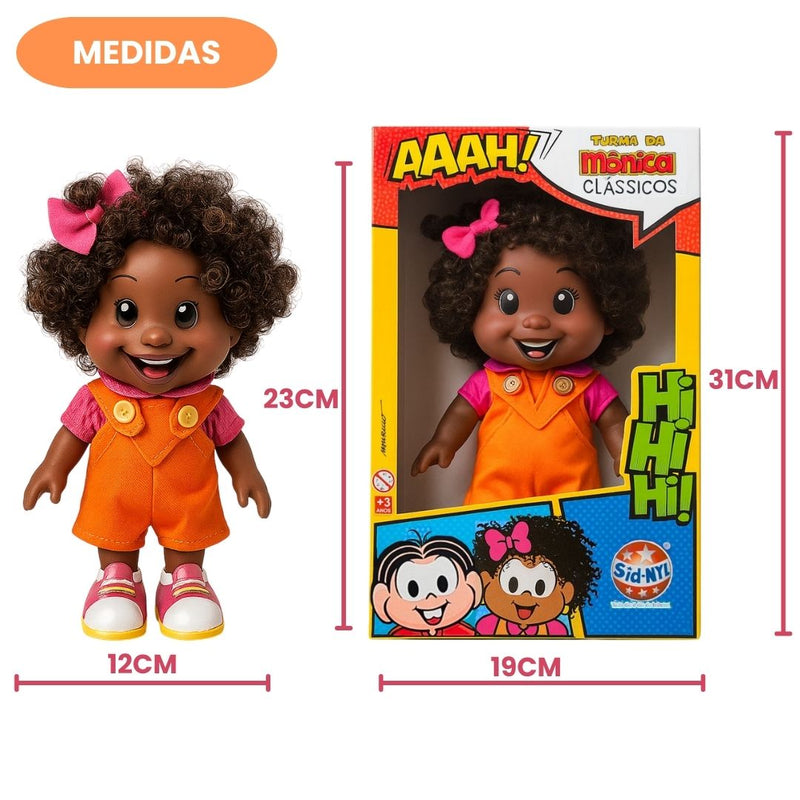 Boneca Brinquedo Infantil Milena Turma Da Monica Cebolinha Menina Criança Ponto Criativo