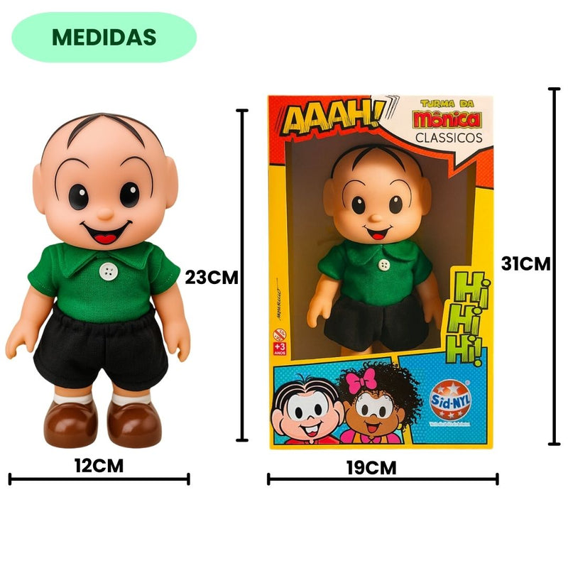 Boneco Brinquedo Cebolinha Turma Da Monica Infantil Magali Megalomania