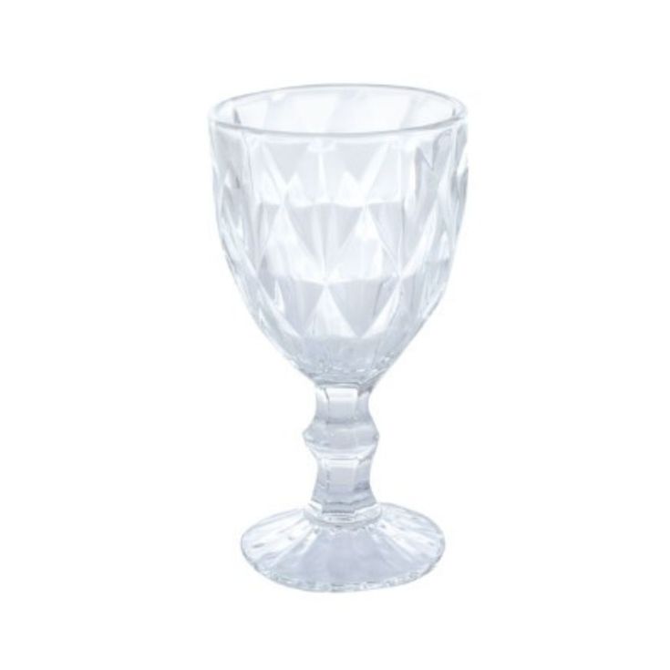 Taça Água Diamante 6UN 340ML Cozinha Bebidas Ke Home