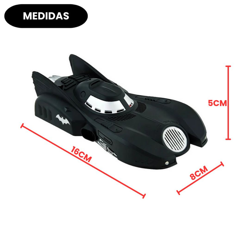 Batmóvel Gravidade Zero Dc Comics Morcego Controle Remoto Bateria Colecionável Batman Geek Ponto Criativo