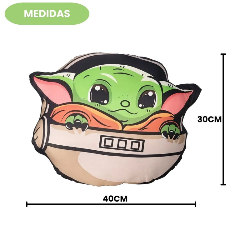 Almofada Geek Baby Yoda Grogu Child Mandalorian Star Wars