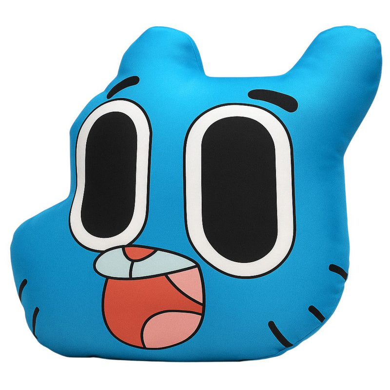 Almofada Formato 3d Gumball Azul Desenho Cartoon Network Decoração Coleção Geek